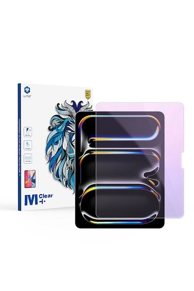 Primlife Armour Shield for iPad Pro 13 2024, Shatterproof Crystal, Lito 2.5D Glass
