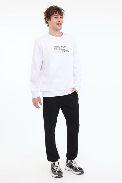 lumberjack Ml Renato 16Itl413 5Fx White Men's Sweatshirt