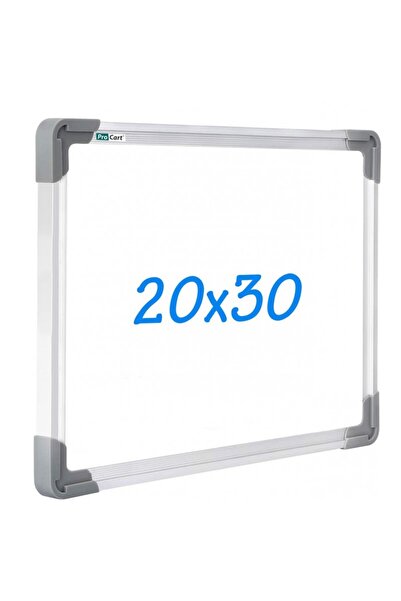 PROCART Tablă magnetică 20x30 cm, tablă albă, marker pentru scris, ramă din a...