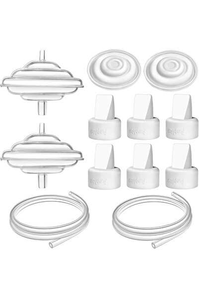 Saharaz أجزاء مضخة الثدي لـ Spectra، أنابيب صمام منقار البط، واقي التدفق العك...