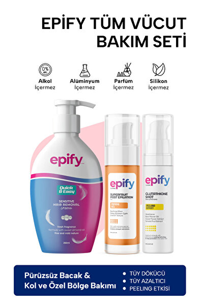 EPİFY Tüm Vücut Bakım Seti