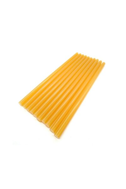 PRC Силиконови пръчици 12 мм за апликатор за лепило, полупрозрачно жълти, 250 г