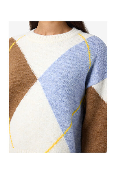 Noisy May NMARMIE L/S Gâtul O ARGYLE KNIT FWD