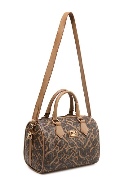 Pierre Cardin Monogram Brown Women's Shoulder Bag 05Po25Y2521