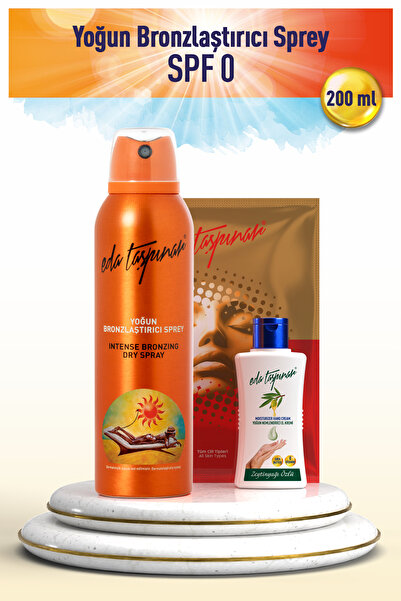 Eda Taşpınar Yoğun Bronzlaştırıcı Sprey 200ml -Zeytin El Kremi& Collagen Maske