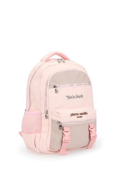 Pierre Cardin Pink Children's School Backpack 07Pc1591