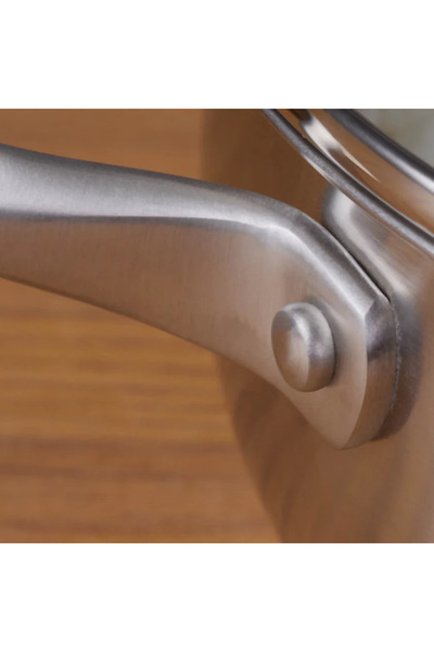 Karaca Indukční hrnec Elite z nerezové oceli s poklicí, 30 cm, stříbrný