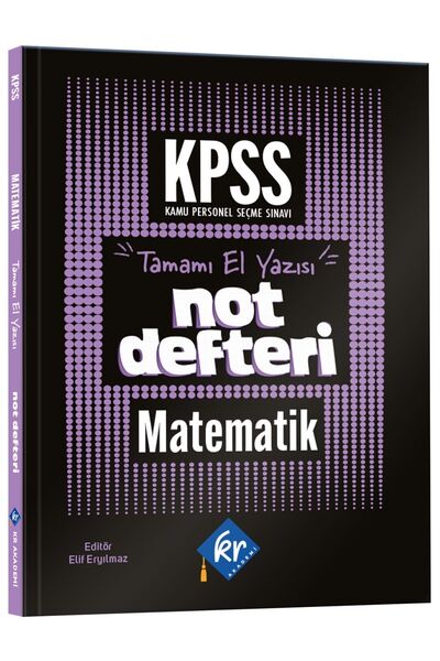 KR Akademi Yayınları 2026 Kpss Genel Yetenek Matematik Konu Anlatımlı Not Def...