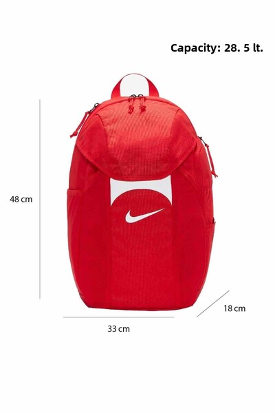 Nike Back and School Bag 48X24X17.5 cm Unisex Backpack Dv0761-657-Red