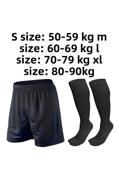 Gök Sports Σετ σορτς και κάλτσες ποδοσφαίρου προπόνησης - Σορτς γηπέδου κολάν