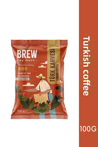brewbymesh قهوة تركية متوسطة التحميص - 100 جرام