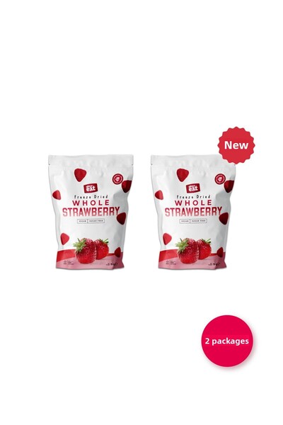 EverEat Strawberry Dried Fruit Chips 15 g X 2 Pcs Freeze Dried Fruit