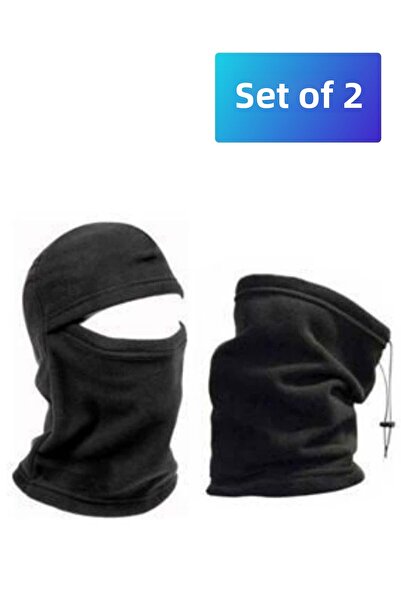 Gürhan Çorap Pánská termofleecová sněhová maska ​​a límec na krk, 2 zimní kar...