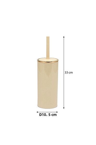 Prima Nova Lenox Toilet Brush Beige Gold Color