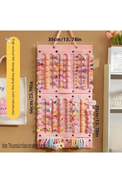 GlassySKY قطعة واحدة من حقيبة تنظيم إكسسوارات الشعر الأنيقة - تخزين مثبت على ...