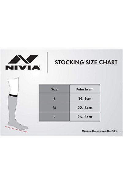 Nivia Soccer Socks / Stockings (Red, L)  | for Men & Women | Knee Length long Stockings