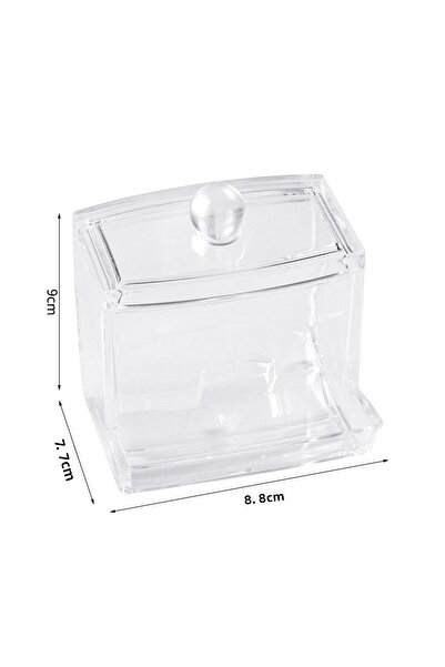 Choice Transparent G710 Cotton Swab Ball Storage Box With Lid Large Capacity Bathroom Acrylic Transparent C