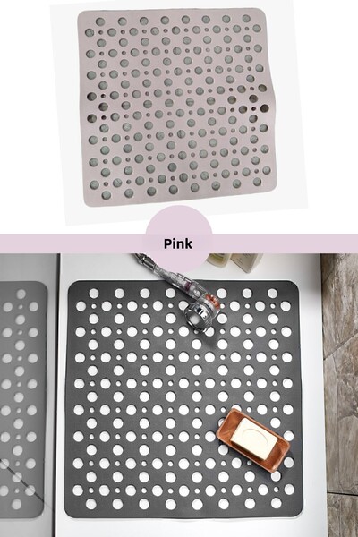 seahome كوب شفط مربع للحمام والدش مضاد للانزلاق، حصيرة كابينة الاستحمام في ال...