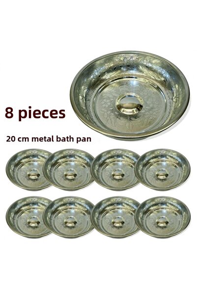 EFEMİR 8 قطع حجر حمام معدني 20 سم