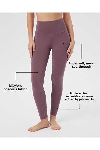 Ayma Active Liliac Talie Înaltă Basic EcoVero ™   Colanti vâscoși