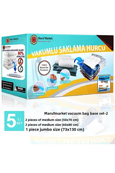 Beyyine Home مجموعة عالية الجودة مكونة من 5 أكياس تخزين للمكنسة الكهربائية - ...