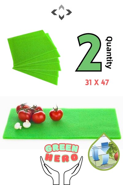 LİGROUND GREEN HERO 2 - 31x47x0,8 حصيرة خضراء مضادة للرطوبة، ثلاجة/فريزر لحفظ...