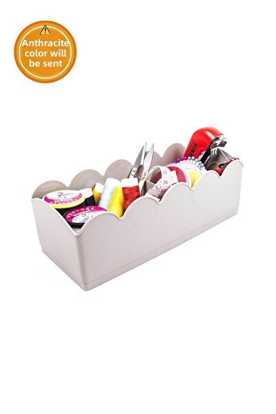 EVLE Anthracite 5-Section Organizer - Watch, Jewelry, Clasp, Socks, Ties and Underwear Organizer