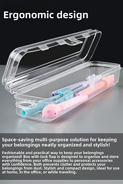 Meleni Home 6 Pcs Pen Storage Case - Travel Type Accessory Organizer Organizer Storage Carrying Container