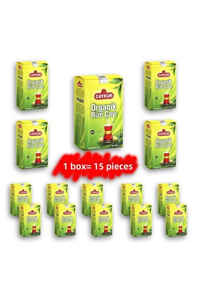 Çaykur 500 Gr X 15 Pieces Organic Rize Tea