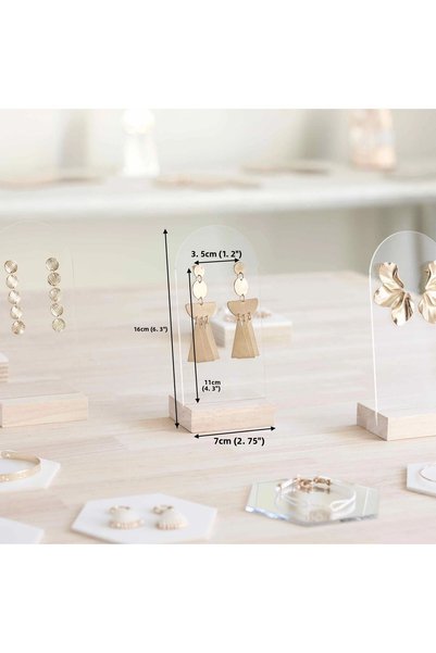 Kpleksi Plexiglass Earring Set of 3