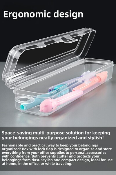 Meleni Home 5 Pcs Pen Storage Case - Travel Type Accessory Organizer Organizer Storage Carrying Container