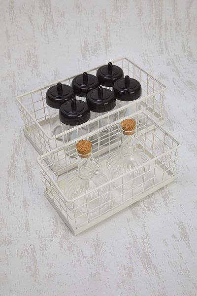 Trendyol Collection Coș organizator metalic din 2 piese TPHSS25SPT00000