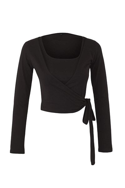Trendyol Collection Bluză tricotată elastică, cu detaliu de șireturi, în 2 pachete, negru-alb TWOAW26BZ00102