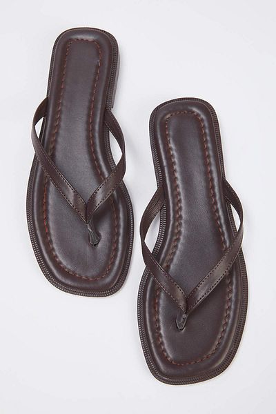 TRENDYOL SHOES Καφέ Γυναικείες Σαγιονάρες TAKSS25TE00071