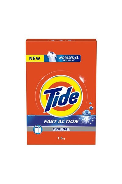 Tide Powder Laundry Detergent Original Scent 1.5 Kg Powerful Stain Removal & Long-lasting Fresh Clean