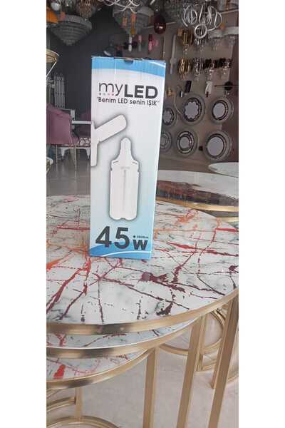 Genel Markalar Pervane Ampül 45 W 3 Kollu Katlanır Pervane Led Ampül Tasarruflu Kanatlı Beyaz Işık Nanopro