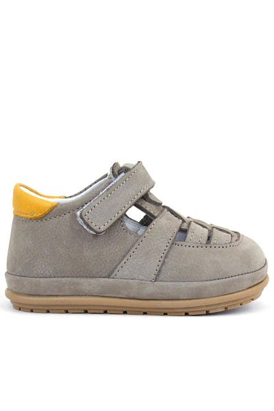 Rakerplus Muppet Genuine Leather Sand Color Velcro Anatomical Baby Sandals Shoes