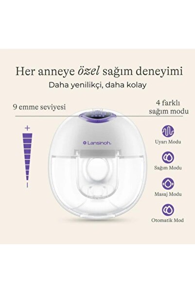Lansinoh Giyilebilir Çiftli Göğüs Pompası