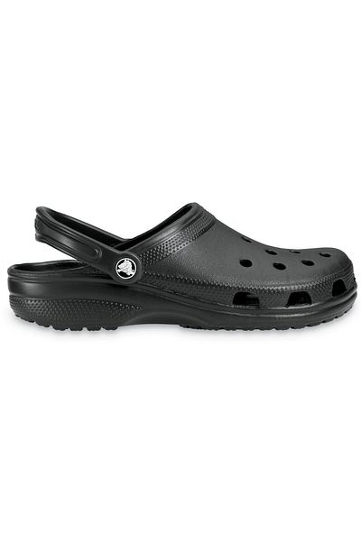 Crocs Класичні чорні капці унісекс чорного кольору