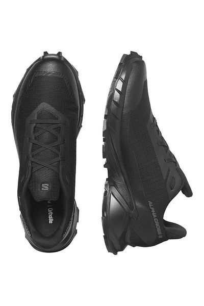 Salomon 473075 Pantofi de exterior Alphacross 5 Goretex Negru