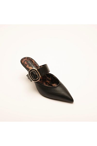 Sister in Love Debora Stone Detailed High Heel Women's Slippers Shoes