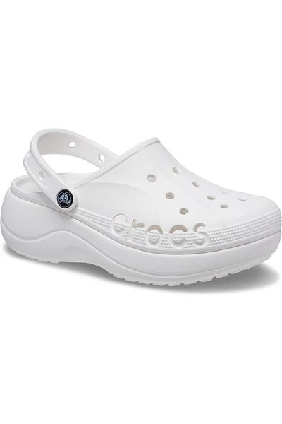 Crocs Baya Platform Clog Women's Daily Slippers208186-100