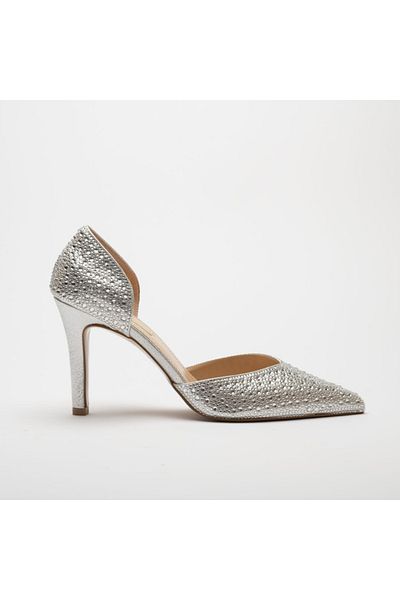 Sister in Love Albertina Stone Detailed Heeled Shoes