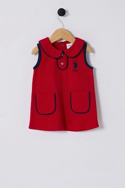 U.S. Polo Assn. U.S.Polo Assn.Baby Girl Dress - Red