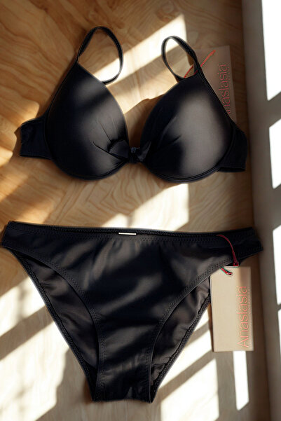 Anastasia Underwear Mayo Bikini Kaplı Takım Önü Kurdaleli Balenli Model