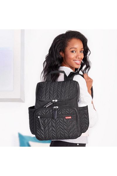 Skip Hop 203100 Jersey Backpack Matte Black