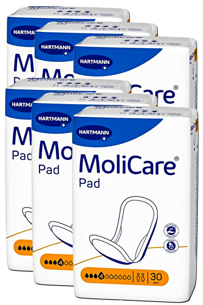 Hartmann Molicare Mesane Pedi 4 Damla, 30lu 6 Paket 180adet