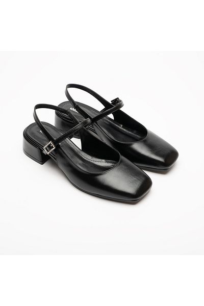 Sister in Love Zeta Banded Open Back Ballerinas