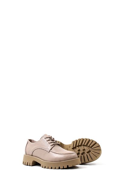 Ayakkabıhane Genuine Leather Inside and Outside Mink Comfortable Women's Casual Shoes Ah085812612946
