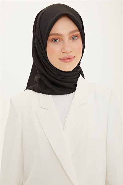 Armine Φουλάρι ίσιο Twill - Μαύρο 1075